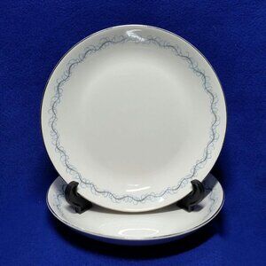 W.S. George China Craft Coupe Soup Bowls Set of 2 284 840 H Pattern MCM Atomic